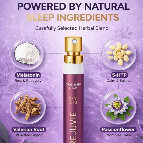 Oral Sleep Spray - Natural Sleep Supplement with Melatonin & Herbal Extracts | Spearmint Flavor, 15ML