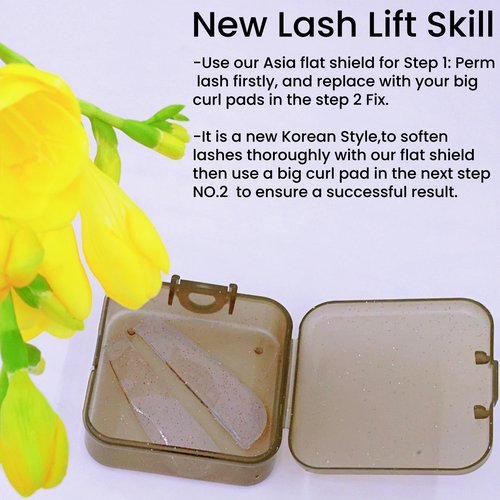 Asian Flat Shields 1mm Thin Lash Lift Pad For NO.1 Perm Soften Eyelashes 100% Korean Glueless Pads Glueless Lash Lifting Shield For Salon Usage Flatter Rods For Perming Lashes Thoroughly (Hot Pink)