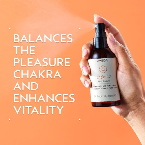Aveda Chakra 2 Balancing Pure-Fume Mist - Body & Room Spray for Pleasure Chakra | Sandalwood, Organic Orange & Geranium, 3.4 Fl Oz