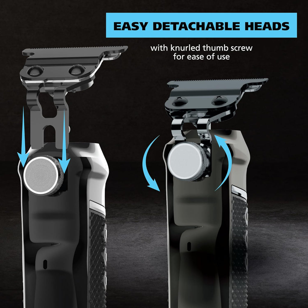 Wahl USA Pro Series Skeleton Style Trimmer - Cordless Lithium-Ion Beard & Hair Clipper | Near Zero Gap Blade