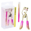 Eyelash Curler & Tweezer Set - 2pc Lash Kit w/Precision Lash Curler & Lash Tweezers for Eyelash Strips | False Eyelash Applicator Tool Kit
