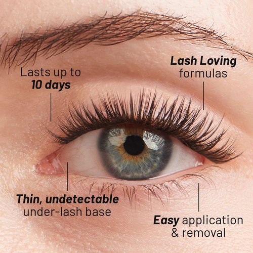 Lilac St - Volume Dramatic Faux Eyelash Clusters (12mm) - Dense & Distinctive Look - DIY Lash Extension Wisps - Lightweight & Lifelike - Lasts 10 Days - Korean Silk - Cruelty Free, Vegan - 10 Lashes