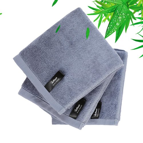 Reusable Makeup Remover Towels, 13x13 inch Extra Large Wash Cloths for Face and Body, Super Soft and Gentle Face Towel on Sensitive Skin, Easy to Rinse Fast Dry Denim Blue Facial Cleansing Cloths