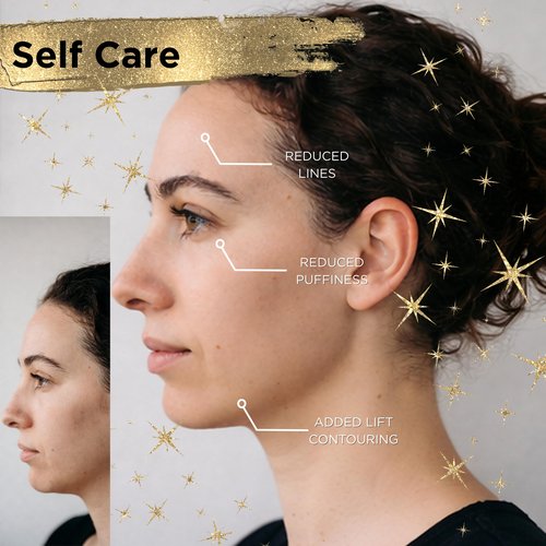 ICON Lymphatic Contour Brush for Face, Face Sculpting Tool for Lymphatic Drainage, Ultra Soft Bristles, Dry Brush, Helps Reduce Look of Puffiness (1 Pack)