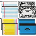 Yeyeplum 8 Pcs Teacher Appreciation Gifts Bulk Teacher Pencil Pouch Survival Kit Makeup Bags Thank You Gifts in Bulk Pencils, Crayons, Notebooks Designs Pencil Pouch Canvas 9 x 6 Inch