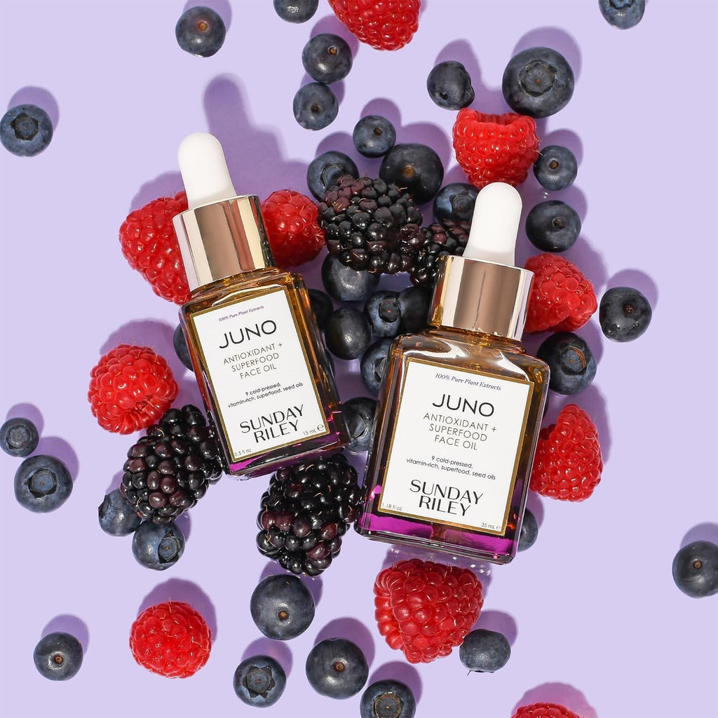 Sunday Riley Juno Face Oil - Antioxidant-Rich Superfood for Radiant Skin | 1 oz