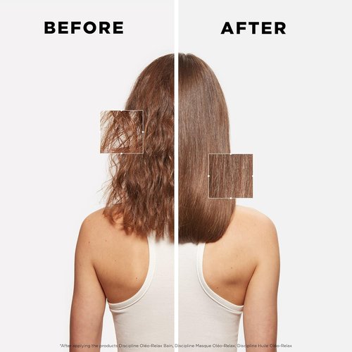 Kerastase Discipline Masque Oleo-Relax Hair Mask - Deep Nourishing Formula with Shorea Butter & Coconut Oil | 6.8 Fl Oz