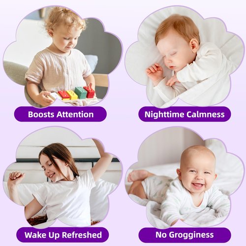 Magnesium Lotion for Kids & Babies, Lavender Magnesium Cream for Sleep, Soothing Relief & Relaxation, Topical Magnesium Buttur, Apply to Legs, Arms, Stay Calm at During The Night (4 oz, Lavender)