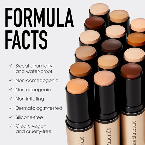 bareMinerals Complexion Rescue Skin Tint Stick - Lightweight Hydration, 24HR Coverage, Vegan & Cruelty-Free