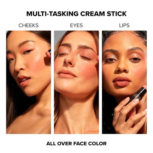 Nudestix Sunkissed Blush & Bronze Mini Kit - Matte Cream Makeup Sticks for Cheeks, Eyes & Lips | Vegan & Travel-Friendly
