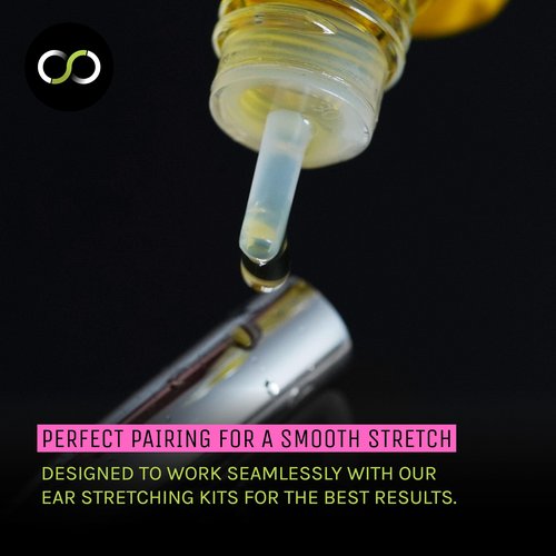 Stretch It - Ear Stretching Aftercare Trio, LobeLove, Premium Ear Stretching Balm, Jojoba Oil, Organic & Professional Saline Solution Spray
