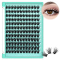 Bodermincer Eyelashes Clusters 10-12-14mm Mixed/12-14-16mm Mixed/14-16-18mm Mixed/16-18-20mm Mixed Nature D Curl False Lashes Cluster Eyelashes (14-16-18mm Mixed)