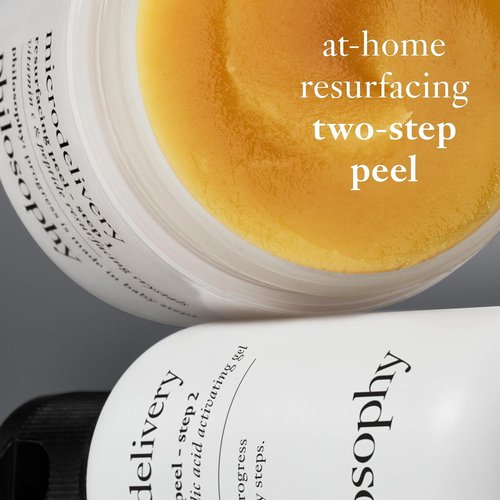 Philosophy Microdelivery Vitamin C Resurfacing Peel Kit - Two-Step Treatment for Smooth Skin Texture & Even Tone