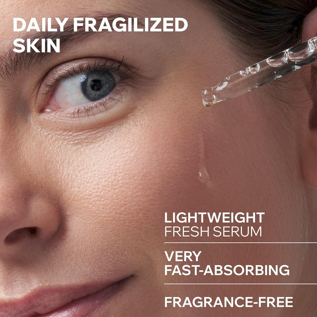 Uriage Cica-Daily Intense Repairing Serum - Boost Skin Repair with Prebiotic & Hyaluronic Acid | Paraben-Free, Non-Comedogenic