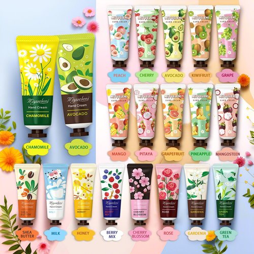 20 Pack Hand Cream Gift Set,Easter Basket Stuffers,Hand Lotion for Dry Hands,Gifts for Women,Teengirls,Mothers Day Gifts,Nurses Week,Teacher Appreciation,Thank You Gifts, Small Gifts Unisex Bulk 20ml