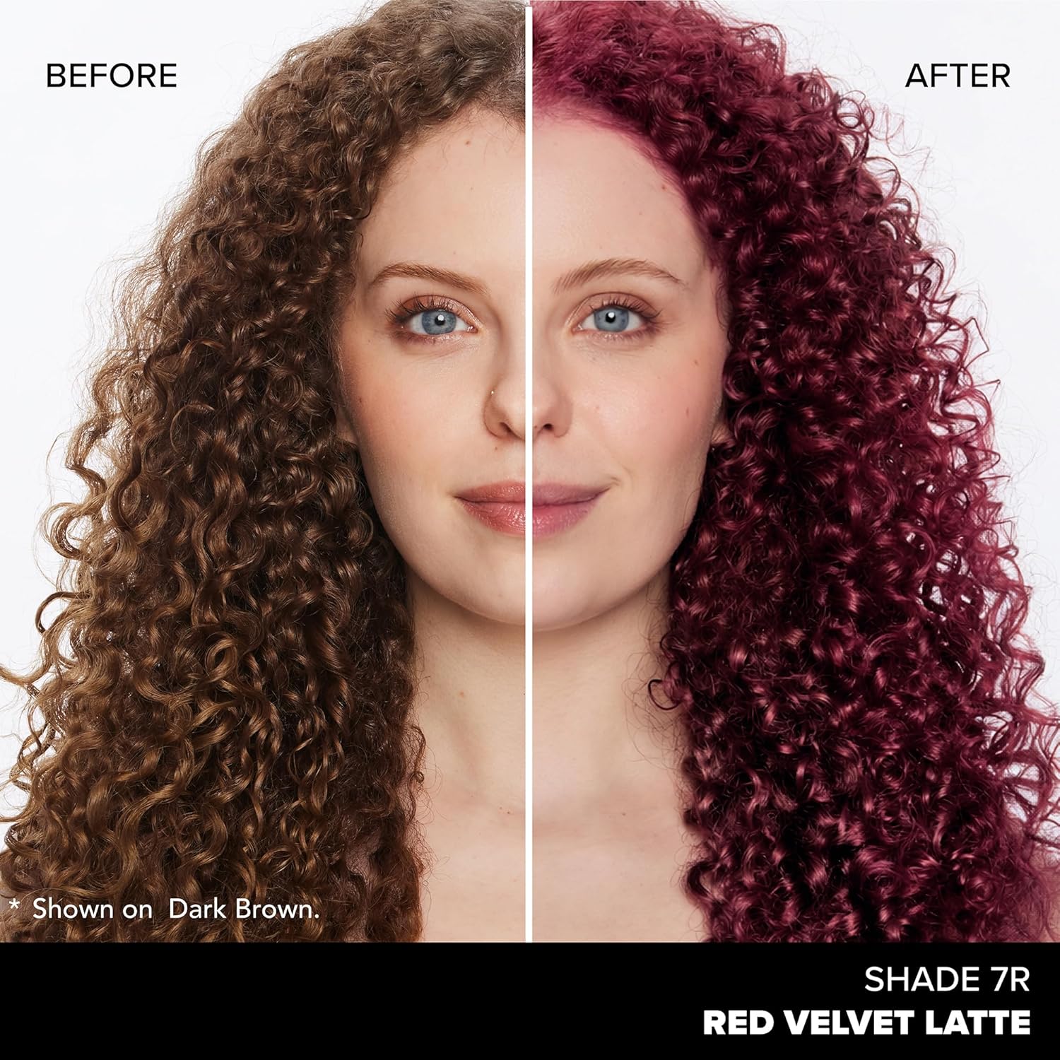 Splat ColorShine Demi-Permanent Hair Color - Vibrant Red Velvet Latte Shade, Long-Lasting Formula