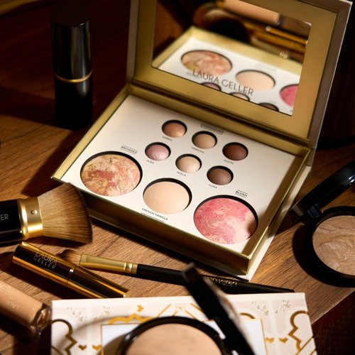 Laura Geller New York Baked Palette - Tuscan Dreams | Full Size with Bronzer, Blush, Highlighter & 6 Eyeshadows