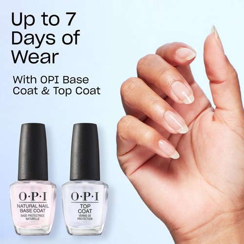 OPI Nail Lacquer Glazed N' Amused | Sheer Soft White Pearl Chip Resistant Nail Polish Your Way Collection