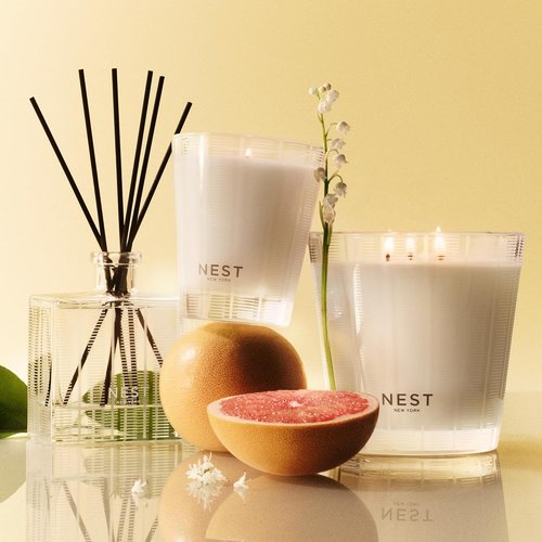 NEST New York Scented Classic Candle - Grapefruit Fragrance | 8.1 oz | 60-Hour Burn Time