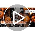 Halloween Pumpkin Ghost Table Runner 13x72 Inches | Spooky Fall Decor - Variation of THIS Listing