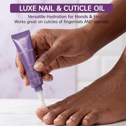 Skiennix Cuticle Oil Pen - Hydrating Nail Moisturizer with Jojoba Oil & Vitamin E | 15ml Portable Brush Pen