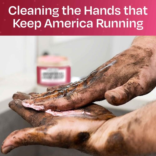 Grit Go Industrial Hand Soap – Heavy-Duty Gritty Hand Cleaner for Mechanics, Construction Workers & More – Removes Grease, Oil, Rust & Paint – Moisturizing & Exfoliating Hand Paste (1 lb)