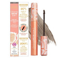 Grande Cosmetics GrandeBROW Tinted Brow Gel & Enhancing Serum - Thicker, Darker Eyebrows with Castor Oil & Mini Fibers - Taupe, Full Size (0.12 fl oz)