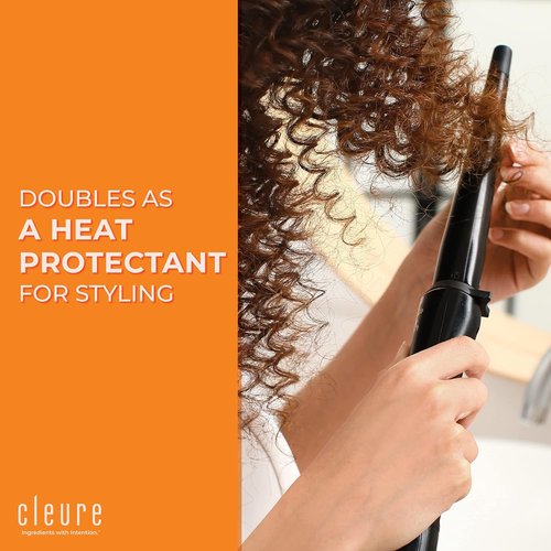Cleure Leave-In Conditioner - Fragrance-Free Hypoallergenic Hair Detangler for All Hair Types (8 fl oz)
