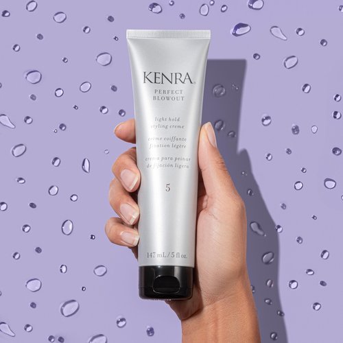 Kenra Professional Perfect Blowout 5 | Light Hold Styling Crème | Provides Thermal Protection | Increases All Over Body & Fullness | Lightweight Formula | All Hair Types | 5 fl. Oz (2-Pack)