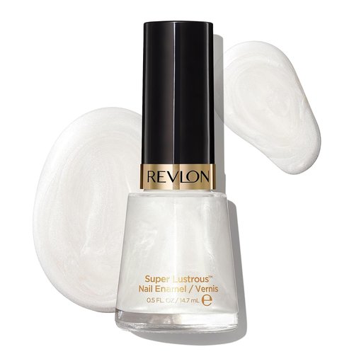 Revlon Super Lustrous Nail Polish - Chip-Resistant, Longwear Formula | High Shine Finish, 020 Pure Pearl, 0.5 fl oz