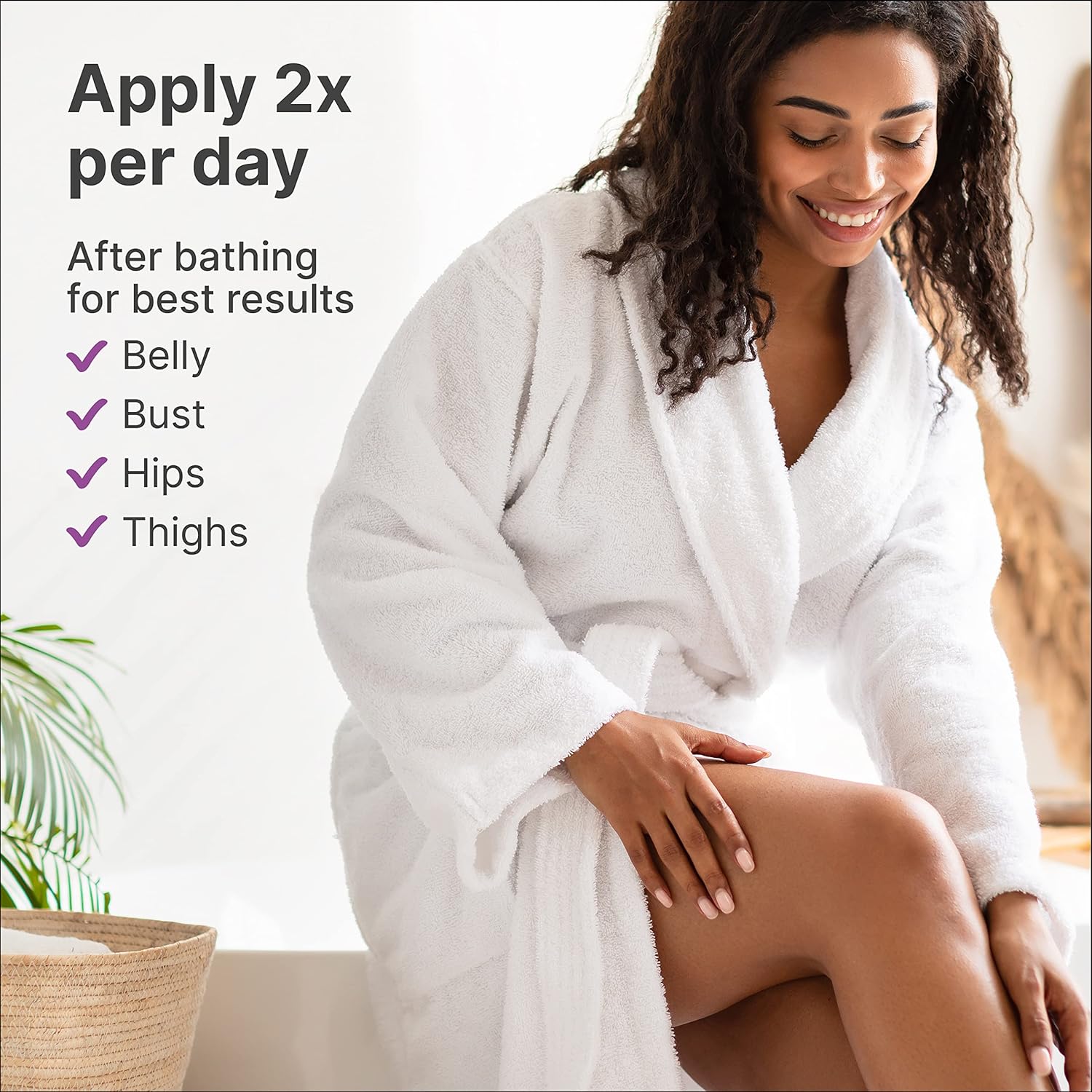 TriLASTIN Stretch Mark Cream - Hydrating Pregnancy Belly Lotion with Shea Butter & Vitamin E | 4 oz, 2 Pack