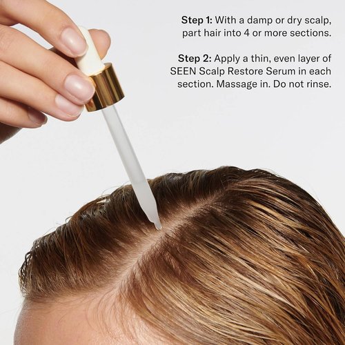 SEEN Restore Scalp Serum - Fragrance-Free, Clinically Proven Hydrating Formula for Healthy Scalp | Safe for Sensitive & Eczema-Prone Skin