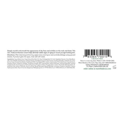 Mario Badescu Vitamin A-D-E Neck Cream - Firming & Hydrating Formula for All Skin Types | 1 Ounce
