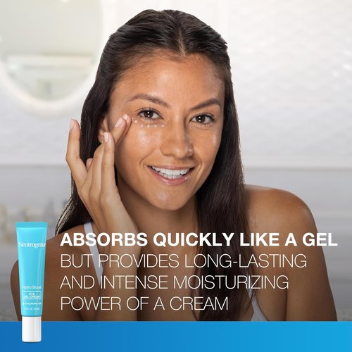 Neutrogena Hydro Boost Under Eye Cream - Hydrating Formula with Hyaluronic Acid | 0.5 oz, Fragrance-Free