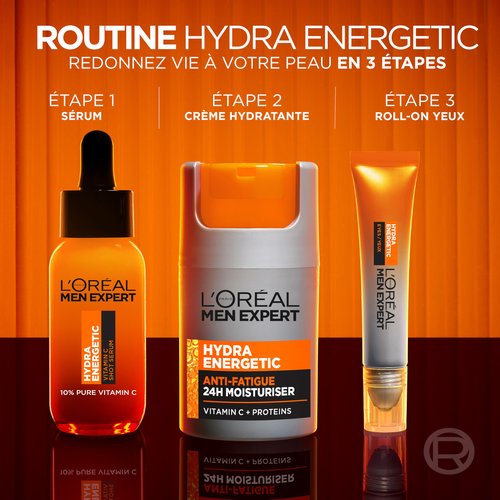 L'Oreal Paris Men Expert Hydra Energetic Daily Anti-Fatigue Moisturizing Lotion, 1.6 Ounce