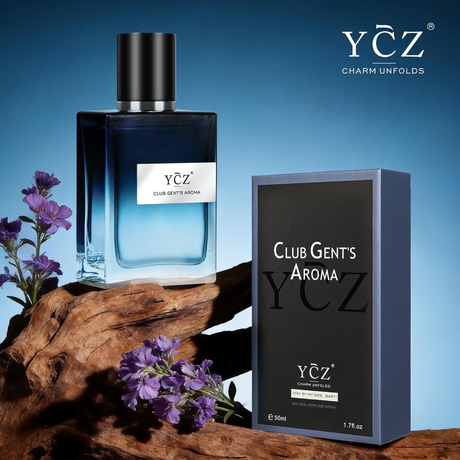 Ycz Club Cologne for Men - 1.7oz Long-Lasting Fragrance with Aromatic Woody Notes | Perfect Gift for Gentlemen