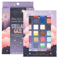 Pacifica Stellar Gaze Eye Shadow Palette - 28 Shades Mineral Eye Shadow Face Makeup Blendable Pigmented Dreamy Pastels, Neutrals, Matte Shimmer & Glitter Finishes w/Vitamin E Talc-Free Vegan Clean