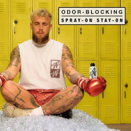 Jake Paul Fresh Ice Body Spray - Odor Blocking Deodorant for Men, Long Lasting Protection, 3.4 fl oz