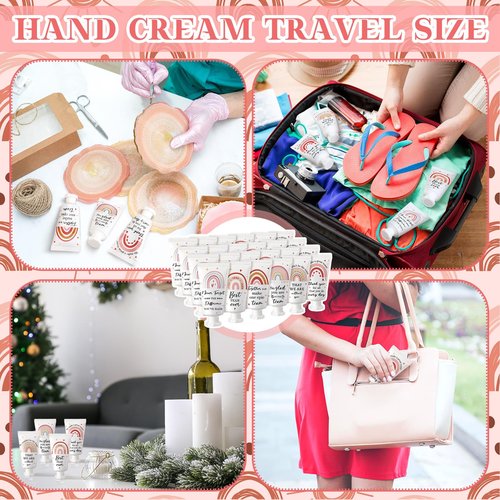 Sacubee 36 Pack Employee Appreciation Team Gifts Bulk Travel Size Hand Cream Inspirational Thank You Gifts Small Hand Lotions for Women Mothers Day Crna Nurse Teacher Employees Coworkers Staff