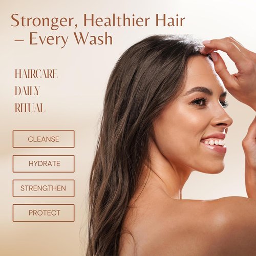 Edenika Botanicals Ginger Root Shampoo - Fortifying Biotin Formula for Hair Regrowth | 16 fl oz
