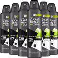 Dove Men+Care Antiperspirant Deodorant Invisible Fresh, 6 Pack, Long Lasting 72 Hour Odor Protection, No White Marks or Yellow Stains, Soothes & Moisturises Skin, 5 oz. Each
