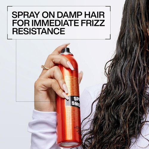 Redken Spray Smooth Anti-Frizz Hair Spray | Frizz Control & Heat Protection, Paraben-Free