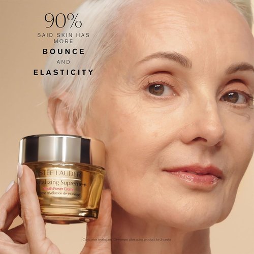 Estée Lauder Revitalizing Supreme+ Youth Power Cream - Anti-Aging Face Moisturizer with Hyaluronic Acid & Peptides