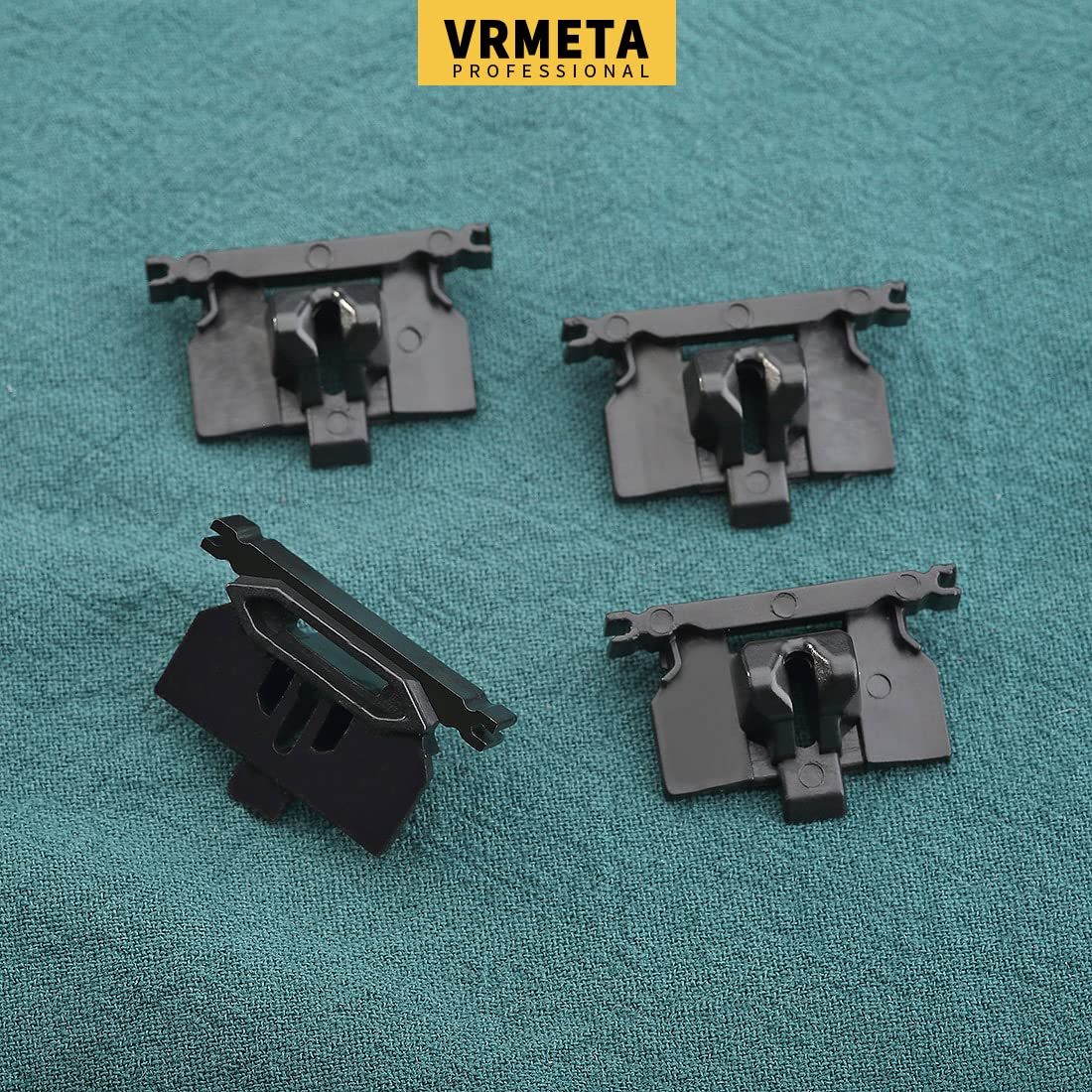 VRMETA 4 pcs DIY Hair Clippers Accessories Cam follower Replacement Swing Head Guide Block Plastic Tongue fit Wahl Magic Clip 8148/8504/8591/1919 Repair Part (4 Black)