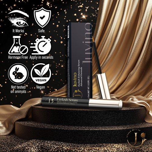Eyelash Growth Serum for Lash Enhancing: 5ml Natural Power Booster Formula – Advanced Enhancer for Thicker, Longer Lashes – Gentle and Vegan (0.17 Fl Oz (Pack of 1), Fragrance Free)