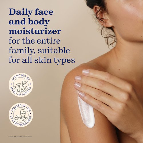 Embryolisse Lait-Crème Fluid+ Face & Body Cream, Multi-Use Lightweight Moisturizer with Shea Butter & Aloe Vera. Fast Absorbing, For All Skin Types, 13.52 Fl Oz