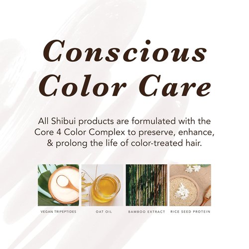 SHIBUI Violet Toning Shampoo - Neutralizes Brassiness with Acai Oil & Hibiscus for Blonde & Silver Hair