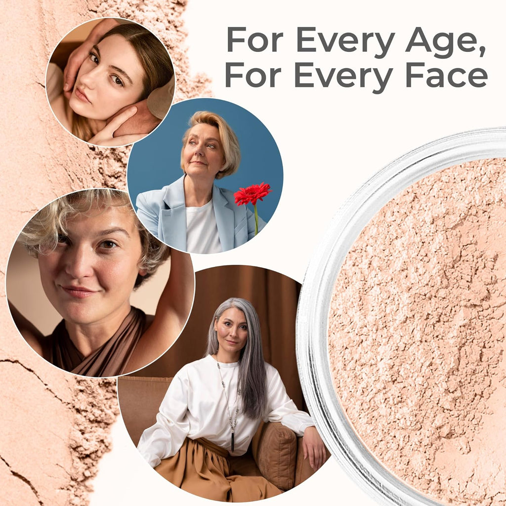 SweetFace Minerals Innocence Shade Blush - Peachy Pink Waterproof Matte Finish for a Radiant Glow (5g)