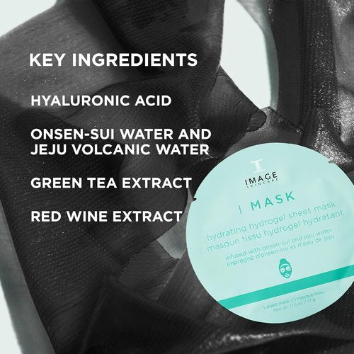 IMAGE Skincare I MASK Hydrating Hydrogel Sheet Mask - Refreshing Hyaluronic Acid Facial Treatment