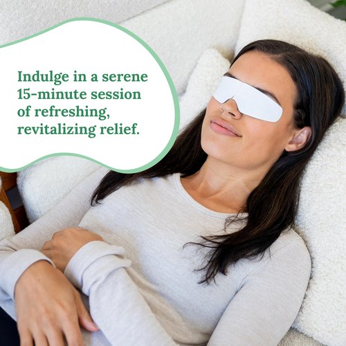 CorneaCare Rescue: Hydrogel Self Cooling Compress | Cold Eye Masks for Puffy Eyes | Self Cooling Eye Compress for Fast Relief | Travel Ready | 12 Count